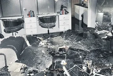 Kağıthane’de açılış öncesi kuaför kundaklandı