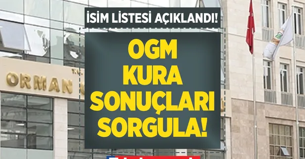 OGM KURA SONUÇLARI AÇIKLANDI MI? OGM 5000 işçi alımı yedeğe kalanlar ne yapacak? İstanbul, Ankara, Bursa kura sonuçları SORGULA!