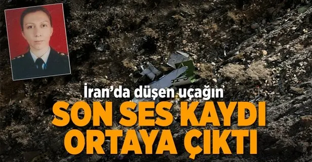 Düşen uçağın pilotunun son ses kaydı ortaya çıktı