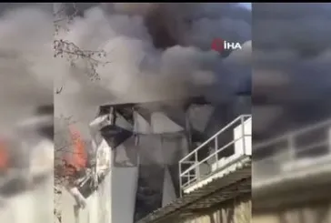 Son dakika: Ankara'da elektronik yedek parça üreten fabrikada yangın