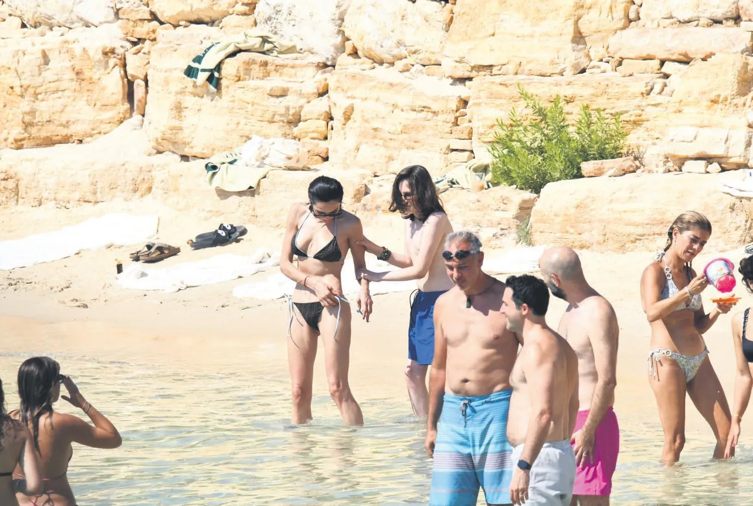 Oğluyla keyifler yerinde