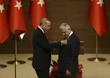 Başkan Erdoğan Binali Yıldırım'a Devlet Şeref Madalyası'nı verdi