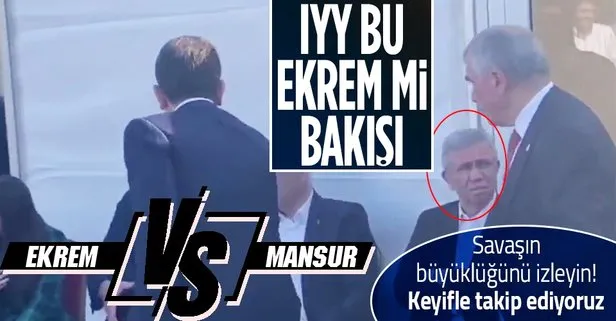 Yavaş, İmamoğlu’nu görünce kafasını çevirdi