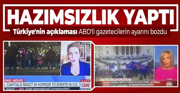 Türkiye’nin açıklaması ABD’de hazımsızlık yaptı! CNN ve NBC News spikerlerinin ayarı bozuldu