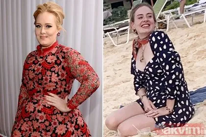 Adele Instagram’dan yeni imajını paylaştı, kimse tanıyamadı! İşte 45 kilo veren Adele’in son hali...