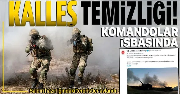 Suriye’nin kuzeyinde 5 terörist etkisiz!