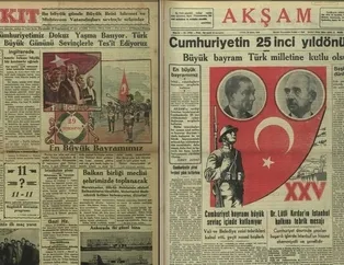 Arşivlerden çıkan 29 Ekim Cumhuriyet Bayramı manşetleri! İlk kez göreceksiniz