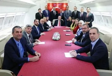 Başkan Erdoğan'dan İspanya ve İtalya dönüşü uçakta önemli açıklamalar