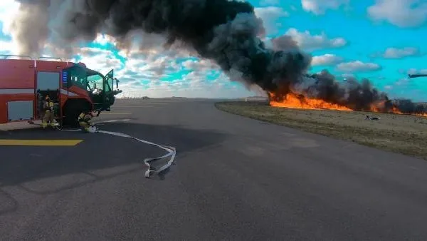 Son dakika: İstanbul Havalimanı'nda nefes kesen yangın tatbikatı gerçeğini aratmadı-5