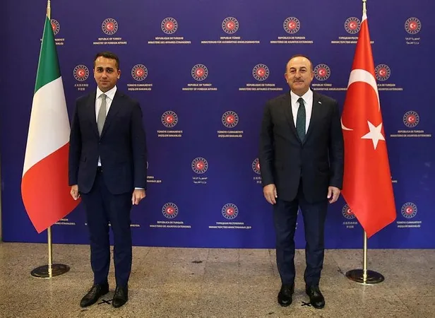 Son dakika: İtalya Dışişleri Bakanı Maio Ankara'da! Bakan Çavuşoğlu'ndan "Libya'da ateşkes" açıklaması-1