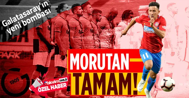 Galatasaray transferde yeni bir bomba daha patlatıyor! Steaua Bükreş Başkanı Gigi Becali Morutan'ı açıkladı