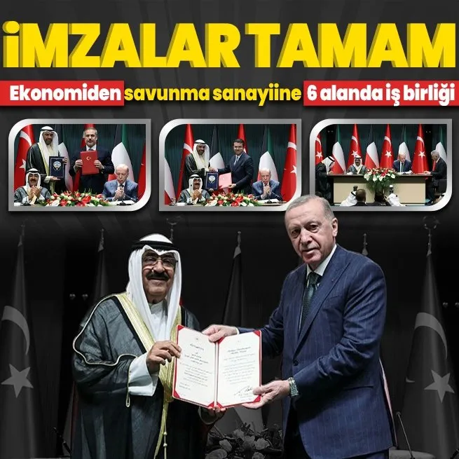 7 yıl sonra ilk! Başkan Erdoğan, Kuveyt Emiri es-Sabah’ı Ankara’da ağırladı: Ekonomiden Savunma sanayine 6 alanda yeni işbirliği