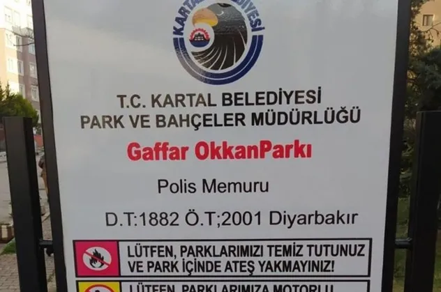 CHP'li Kartal Belediyesi'nden Şehit Gaffar Okkan'a büyük saygısızlık