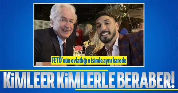 Kimler kimlerle beraber! FETÖ’nün evlatlığı Enes Kanter CIA Direktörü ile aynı karede!