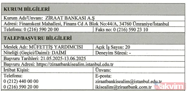 ✅ Başvuru Şartları Neler? Adayların Başvuru Yapabilmesi İçin Bazı Temel Şartları Taşıması Gerekiyor. İlan Detaylarına Göre Genel Başvuru Kriterleri Şöyle:...