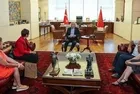 Kemal Kılıçdaroğlu, CHP'nin belgeli bankamatik memuru Mimarlar Odası Ankara Şube Başkanı Tezcan Karakuş Candan ile bir araya geldi