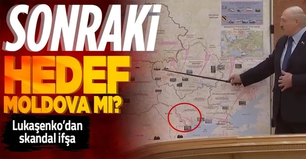 Ukrayna sonrası sıra Moldova’da mı? Belarus Devlet Başkanı Lukaşenko’dan skandal ifşa: Rusya’nın saldırı haritasını paylaştı