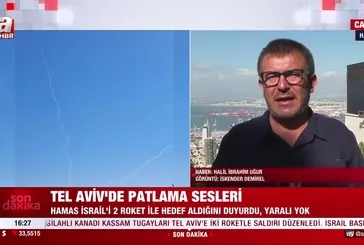 Tel Aviv’de patlama sesleri!