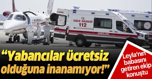 İsveç'ten Emrullah Gülüşken'i getiren ambulans uçağın ekibi konuştu: Yabancılara "Bu hizmet ücretsiz" deyince şaşıp kalıyorlar
