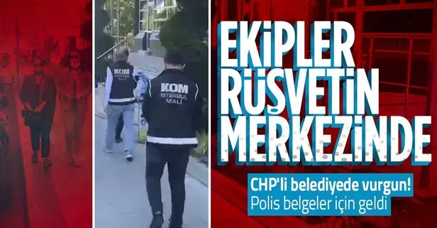 CHP’li Kadıköy Belediyesi’ndeki rüşvet ağı Maltepe’ye uzandı! Onlarca kişi için tutuklama talebi polisler belediye binasında