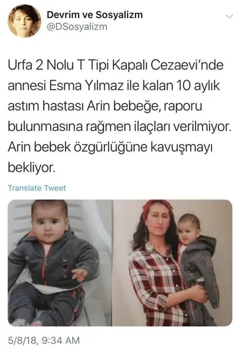 Kripto gazete Yeni Asya bebek istismarı ile terörist aklama peşinde