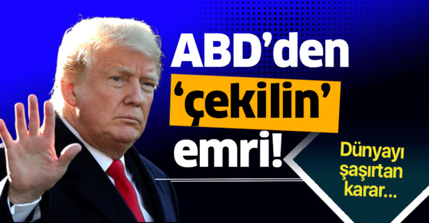 ABD, Irak'tan çekilme emri verdi!