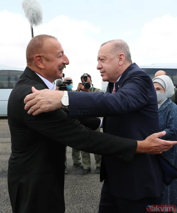 Başkan Erdoğan Şuşa’da resmi törenle karşılandı! Aliyev ile "zafer" turu - 6