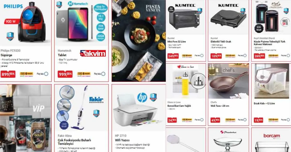 BİM 16 Ekim aktüel kataloğu! Hafta sonu indirimleri: 49, 90’a düştü! Fırın, ocak, tencere tava, çay kahve makinesi, bakım seti...