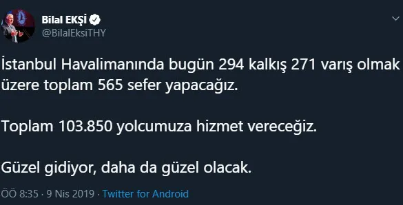 THY, İstanbul Havalimanı bugün 103 bin 850 yolcuyu ağırlayacak-1