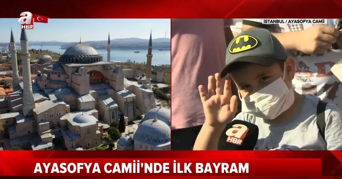 Sosyal medyaya damga vuran çocuk! 'Namazım kaçıyor' dedi A Haber canlı yayınını terk etti