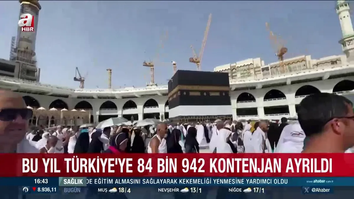 2025 yılı hac kurası çekildi!