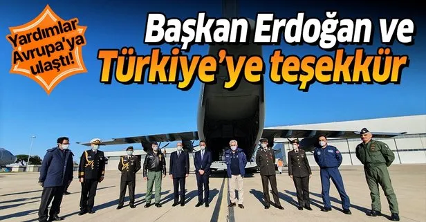 İtalya’dan Başkan Erdoğan ve Türkiye’ye yardım teşekkürü