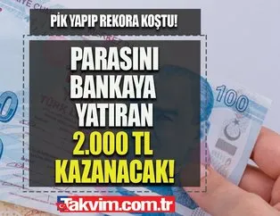 32 46 55 günlük vadeli mevduat kazancı net 2.000 TL olacak! 50 bin TL Ziraat, Halkbank ve Vakıfbank’a yatıran 32 günde kaç TL kazanır?