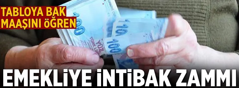 Emekliye intibak