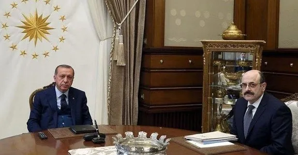 Son dakika: Başkan Erdoğan YÖK Başkanı’nı kabul etti
