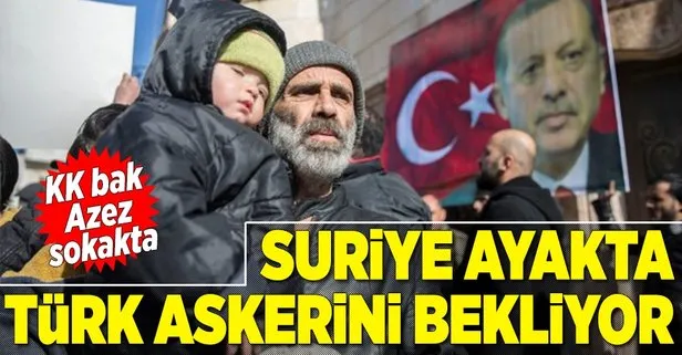 Suriyelilerden Türkiye’ye Afrin desteği