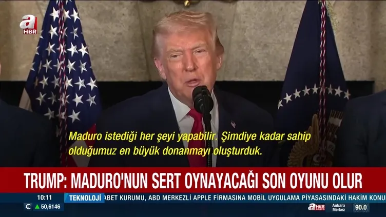 Trump’tan Venezuela liderine açık tehdit!