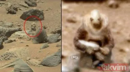 NASA o görüntüleri yayınladı! Mars’ta saklanan kadın mı var? Hayrete düşüren kare