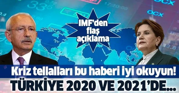IMF de Türkiye ekonomisindeki büyümeyi kabul etti! Türkiye 2020 ve 2021’de..