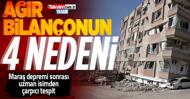 Uzman isimden Maraş depremi sonrası çarpıcı tespit: Yapısal hatalar, çürük beton, zayıf zemin ve perde duvar...