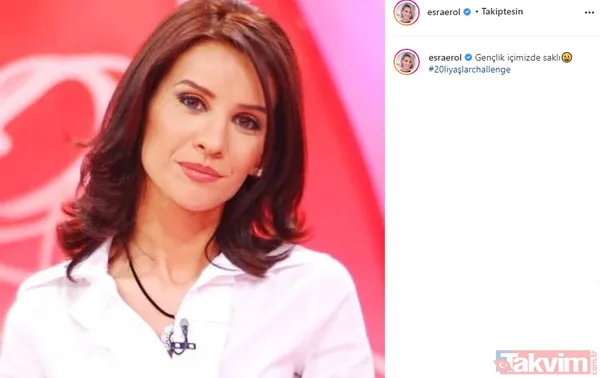 Müge Anlı da lepiska saçlarıyla '20'li yaşlar challenge' akımına uydu! Güzelliğiyle mest eden Müge Anlı'nın gençliği ve Esra Erol... - 23