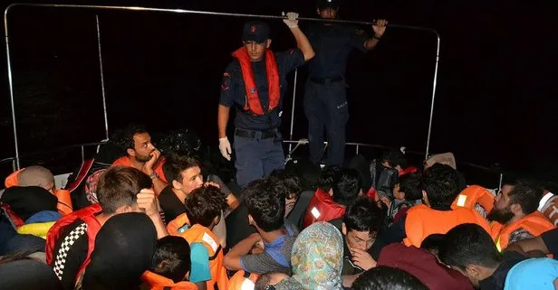 Balıkesir'de 46 düzensiz göçmen yakalandı