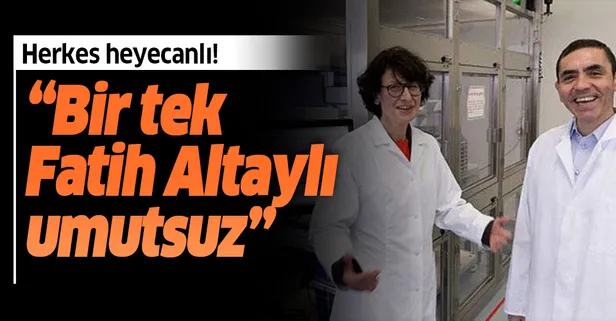 Melih Altınok: Herkes umutlu, tek Fatih Altaylı umutsuz