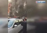 Ümraniye'de çıkan yangın paniğe neden oldu