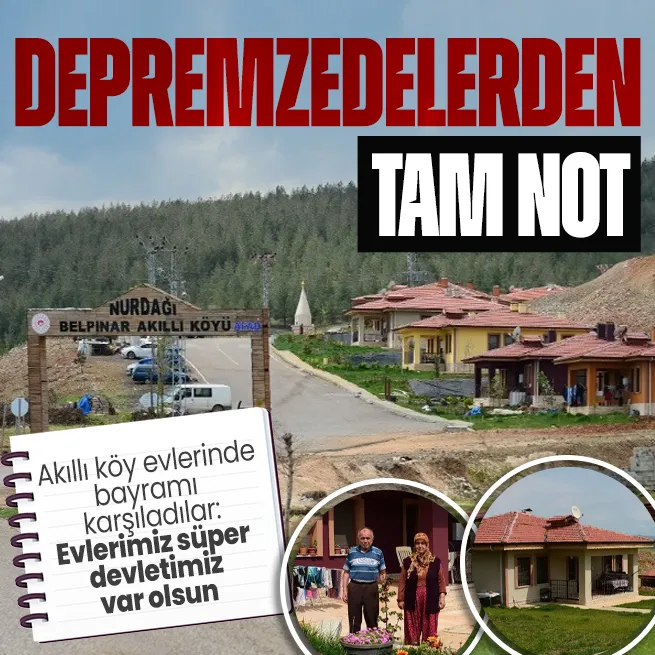 44 günde tamamlandı! Akıllı köy evlerinde bayramı karşılayan depremzedeler: Evlerimiz süper devletimiz var olsun