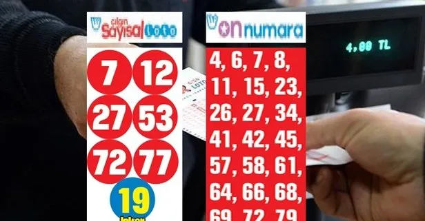 Sayısal Loto ve On Numara’da büyük ikramiye devretti