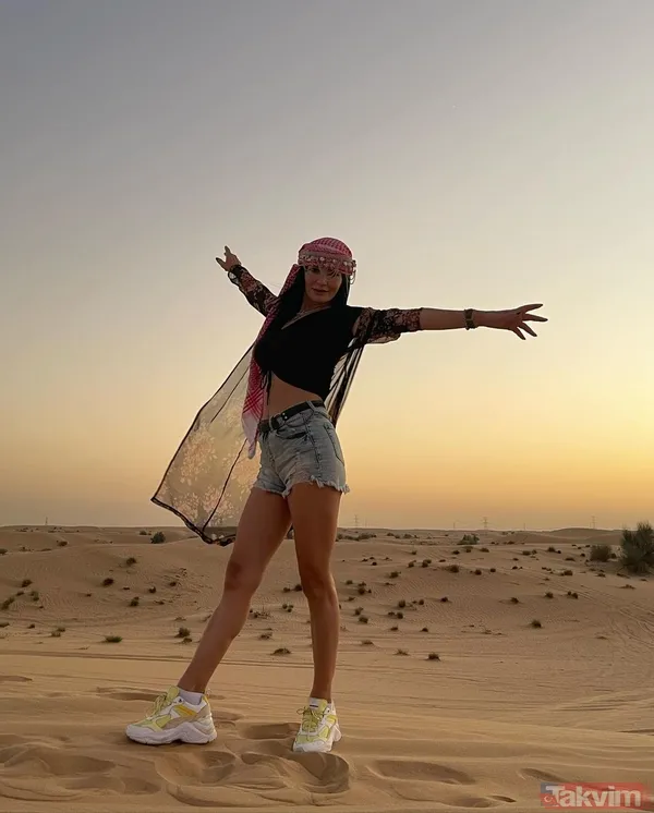 Aleyna Tilki çölde cesur pozlar verdi annesi Havva Öztel’den hamle gecikmedi! İddialı paylaşımıyla kızını gölgede bıraktı - 6