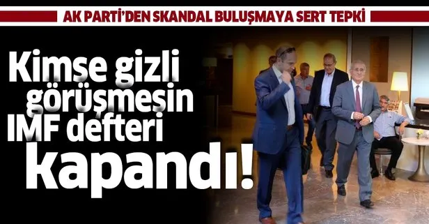 Son dakika: AK Partili Kurtulmuş’tan IMF ile gizli görüşen CHP ve İYİ Parti’ye sert tepki: IMF defteri kapandı!