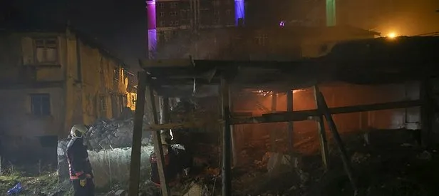 Ankara’da gecekonu yangını