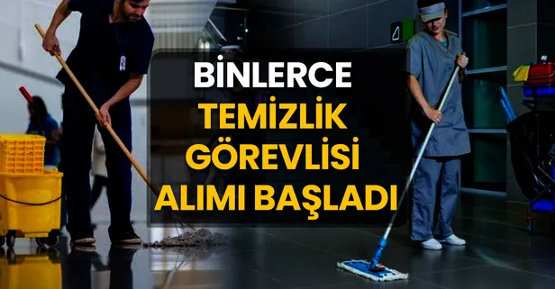İŞKUR en az ilkolkul mezunu temizlik görevlisi alım başvurusu duyuruldu: İşte temizlik görevlisi ilanları ve başvuru şartları